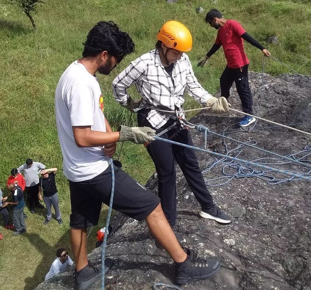Rapplling in Dharamshala