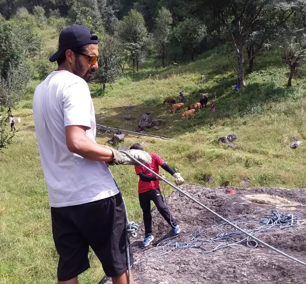 rappelling in dharamshala